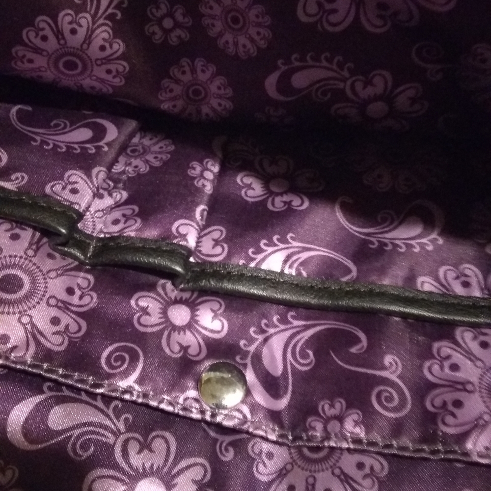 Grace Adele Ostrich Print Handbag - image 5